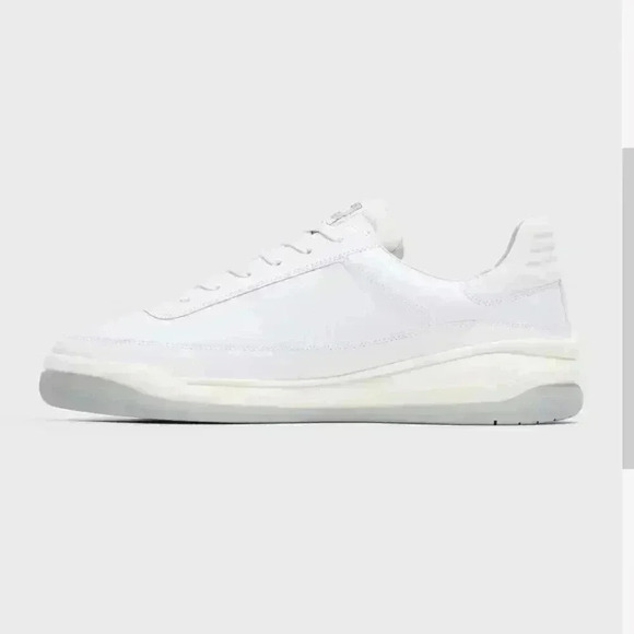 New Theory project leather sneakers sz 41(us 10) - Picture 3 of 4